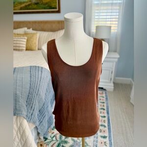 Brown Chico’s Traveler’s Tank Top 1